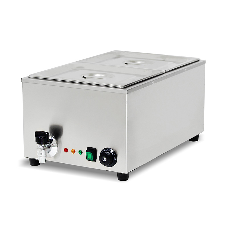 Baño María Eléctrico Comercial de Acero Inoxidable con Protección Contra Secado