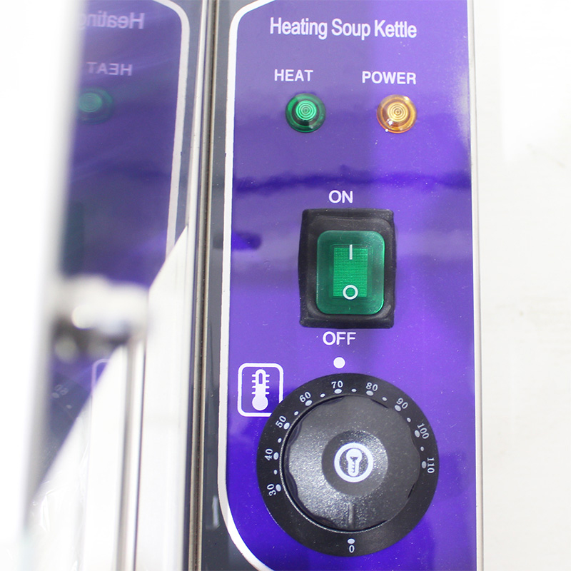 Máquina eléctrica comercial del Baño María del acero inoxidable con el guardia de cristal moderado del estornudo