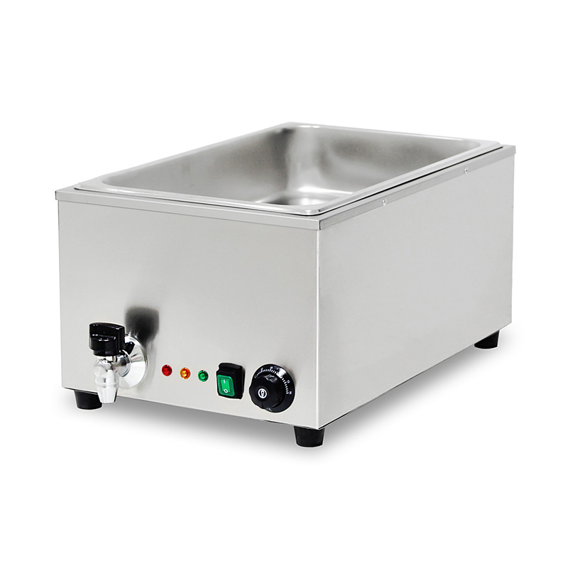 Baño María Eléctrico Comercial de Acero Inoxidable con Protección Contra Secado