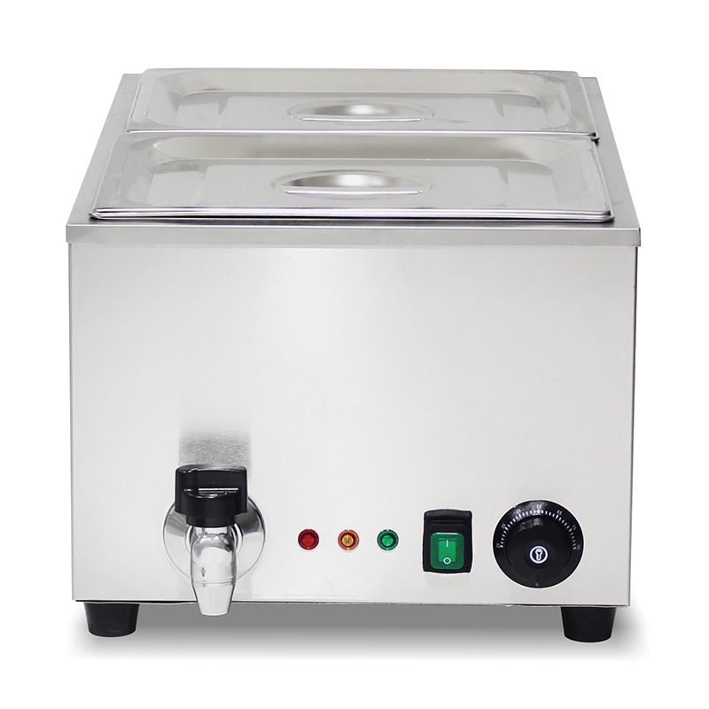 Baño María Eléctrico Comercial de Acero Inoxidable con Protección Contra Secado