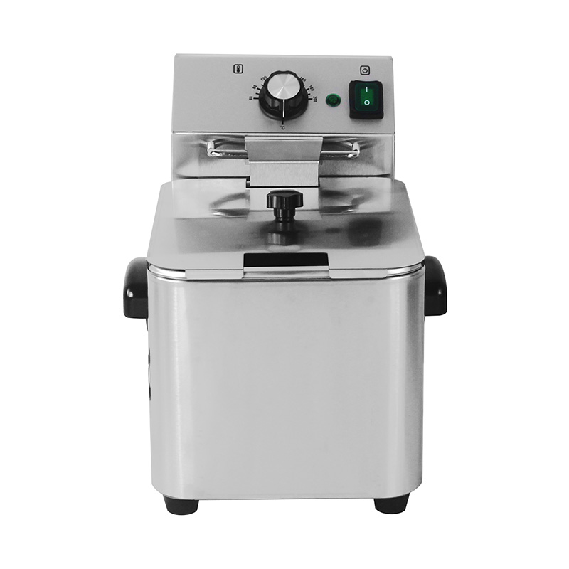 Freidora de encimera comercial eléctrica de acero inoxidable