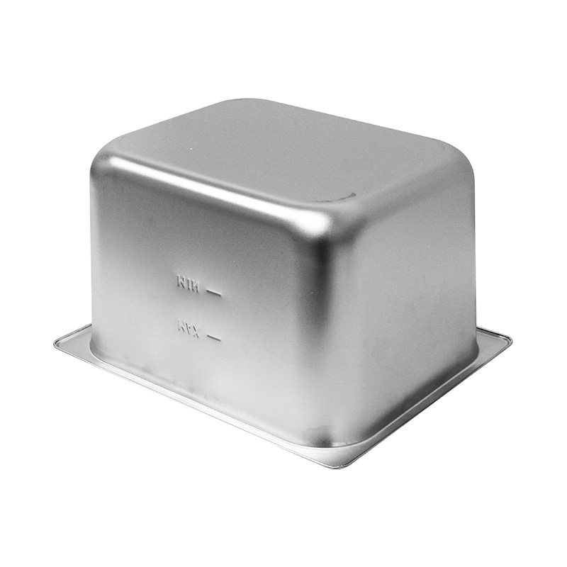 Recipiente/bandeja GN de cocina comercial de acero inoxidable