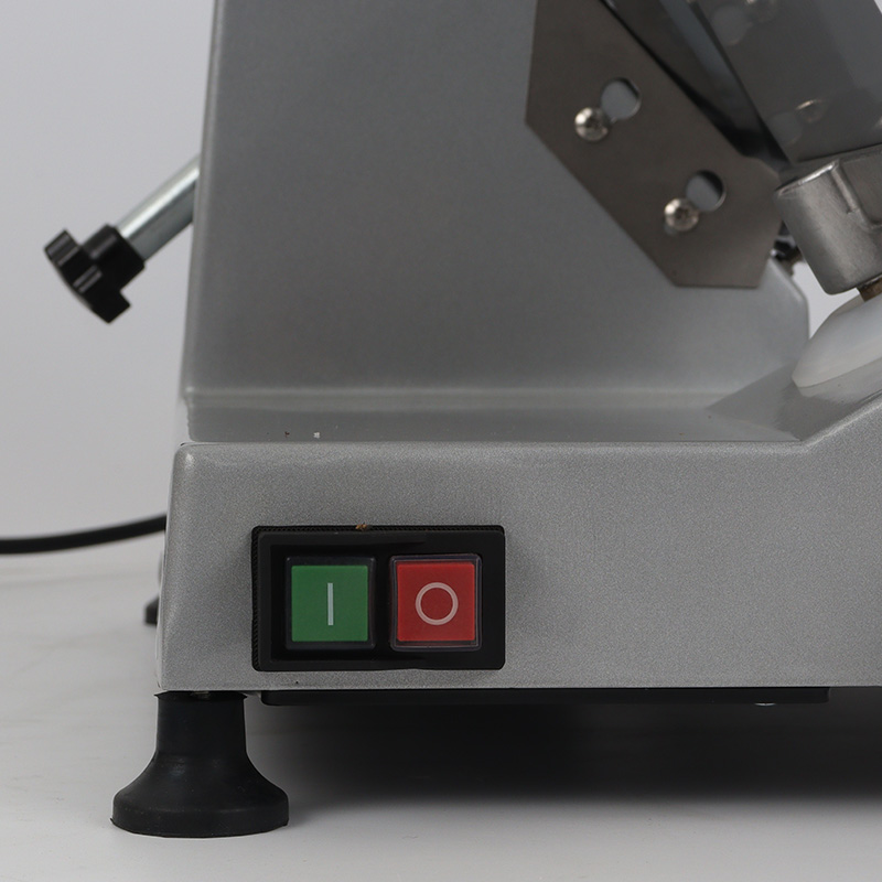 Cortadora de Carne Comercial con Cuerpo de Aleación de Aluminio Fundido y Acero Inoxidable Pintado