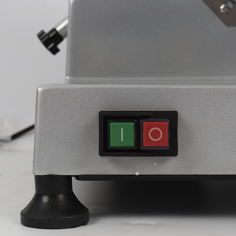 Cortadora de Carne Comercial con Cuerpo de Aleación de Aluminio Fundido y Acero Inoxidable Pintado