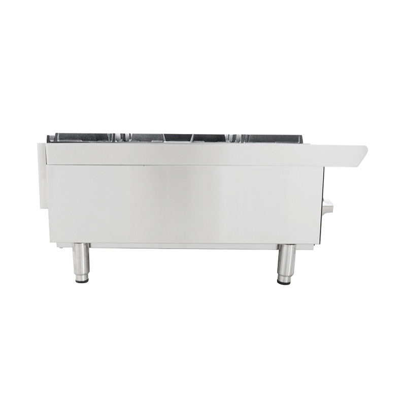 Máquina de estufa de escritorio de Gas Natural/GLP de cocina comercial de acero inoxidable