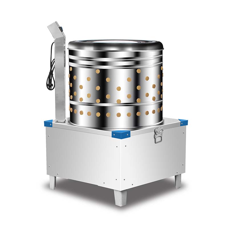 Desplumadora de pollos eléctrica de acero inoxidable para procesamiento de aves de corral