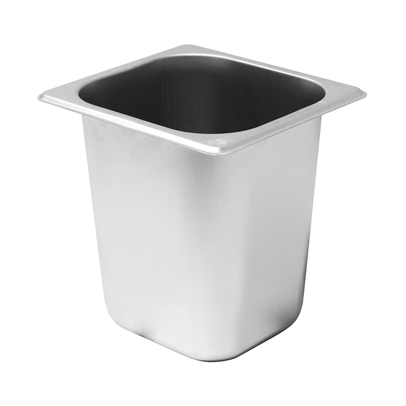 Recipiente/bandeja GN de cocina comercial de acero inoxidable
