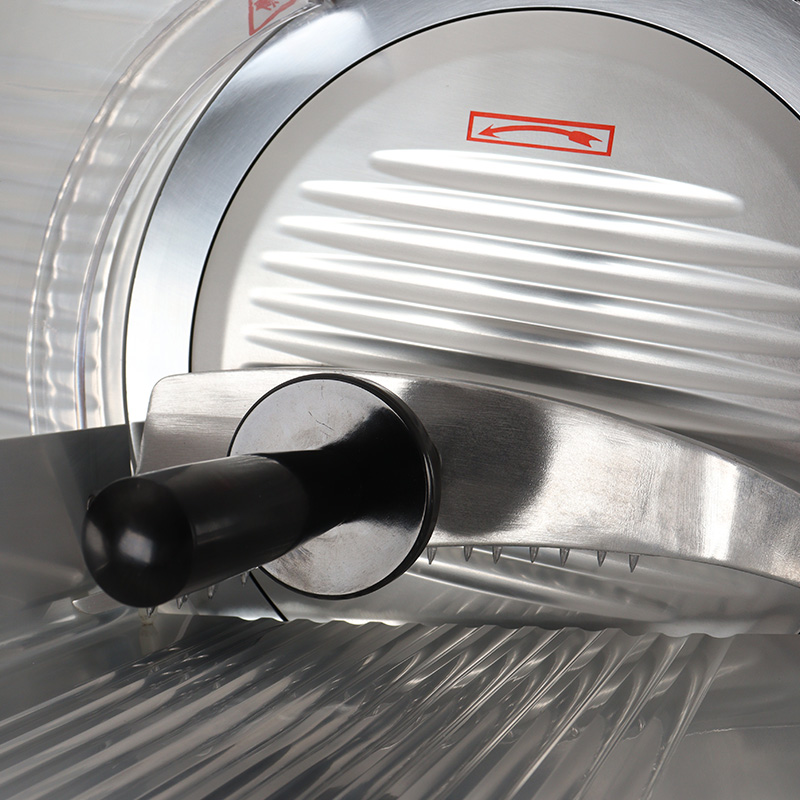 Cortadora de Carne Comercial con Cuerpo de Aleación de Aluminio Fundido y Acero Inoxidable Pintado