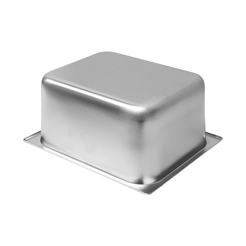 Recipiente/bandeja GN de cocina comercial de acero inoxidable