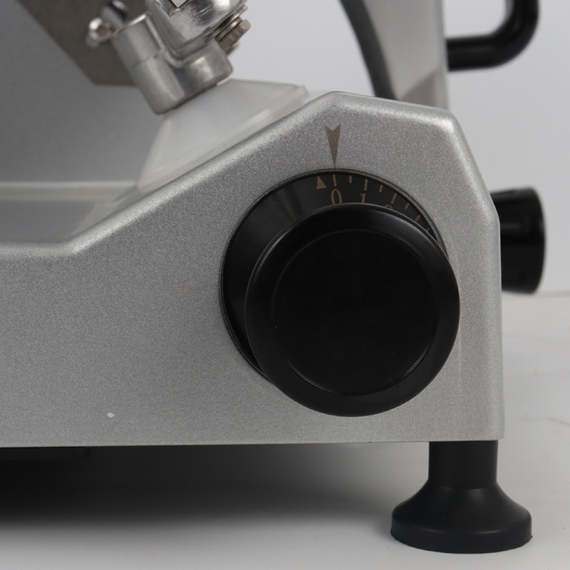 Cortadora de Carne Comercial con Cuerpo de Aleación de Aluminio Fundido y Acero Inoxidable Pintado