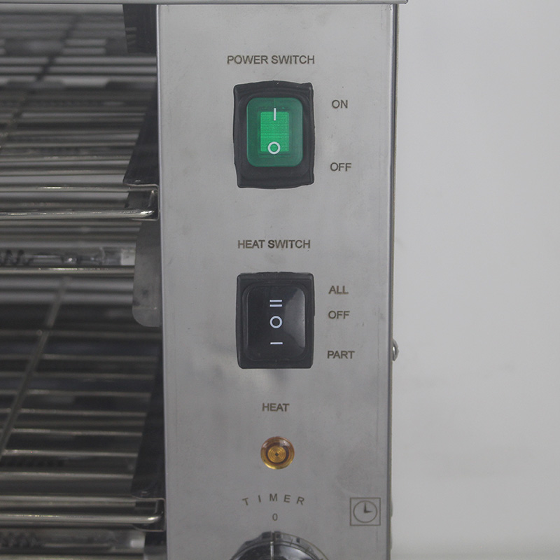 Máquina salamandra eléctrica de cocina comercial de acero inoxidable