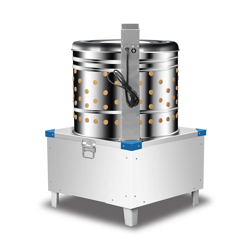 Desplumadora de pollos eléctrica de acero inoxidable para procesamiento de aves de corral