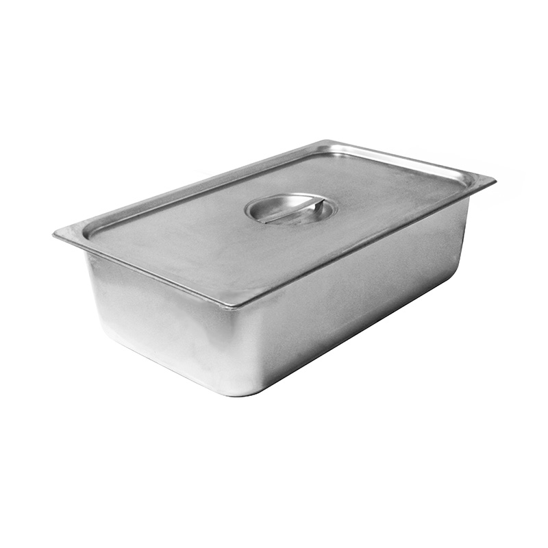 Recipiente/bandeja GN de cocina comercial de acero inoxidable