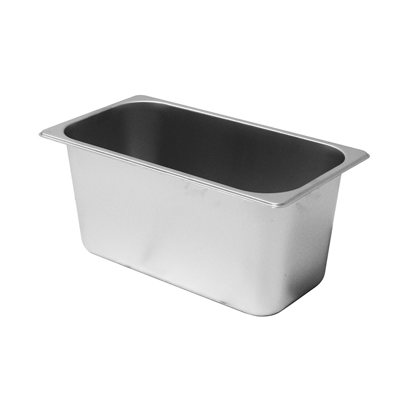 Recipiente/bandeja GN de cocina comercial de acero inoxidable