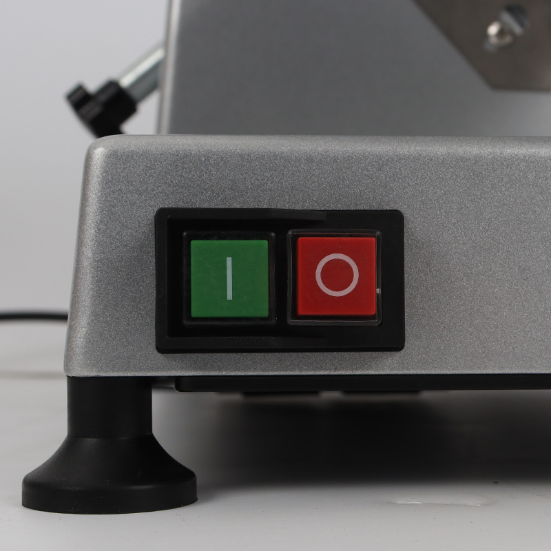 Cortadora de Carne Comercial con Cuerpo de Aleación de Aluminio Fundido y Acero Inoxidable Pintado