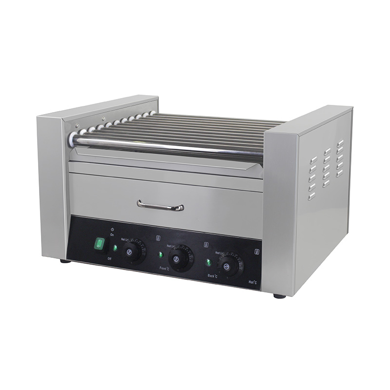 Máquina eléctrica para cocinar parrilla de salchichas de acero inoxidable
