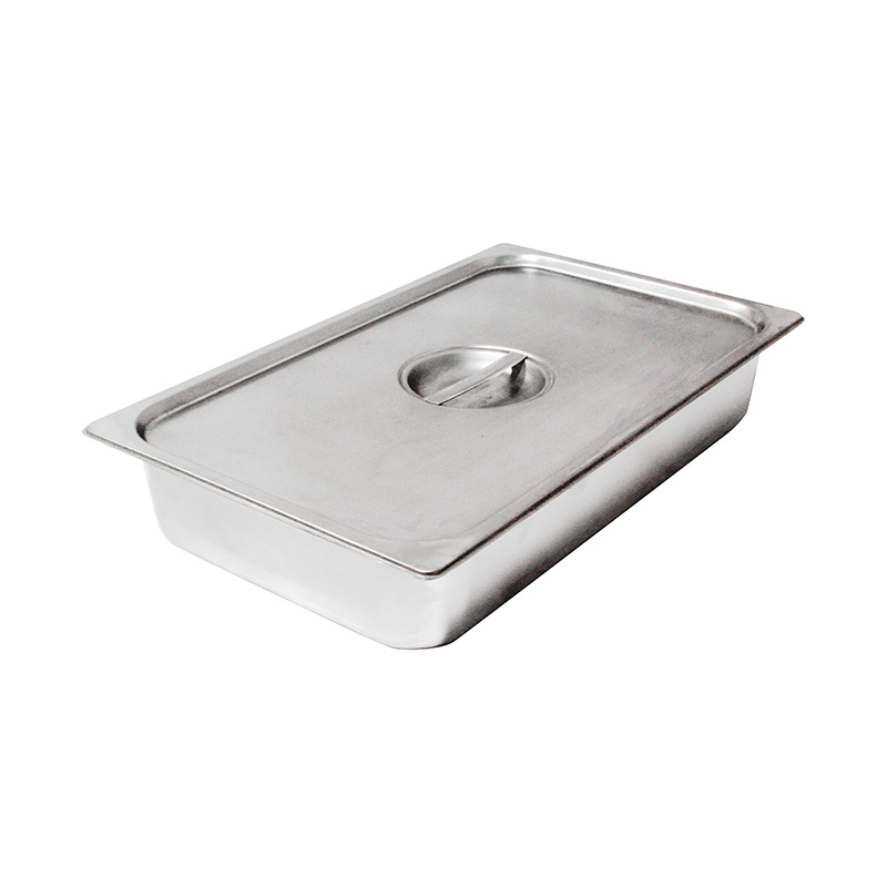 Recipiente/bandeja GN de cocina comercial de acero inoxidable