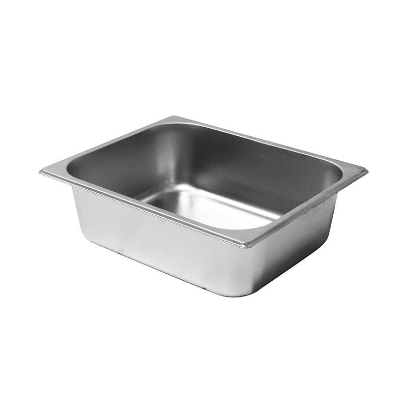 Recipiente/bandeja GN de cocina comercial de acero inoxidable