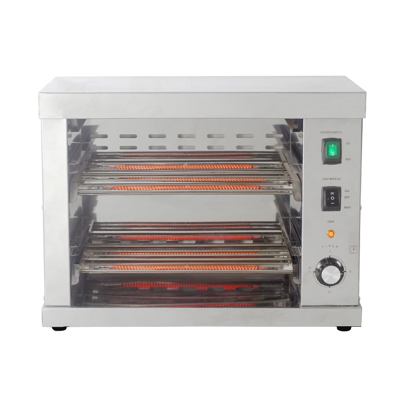 Máquina salamandra eléctrica de cocina comercial de acero inoxidable