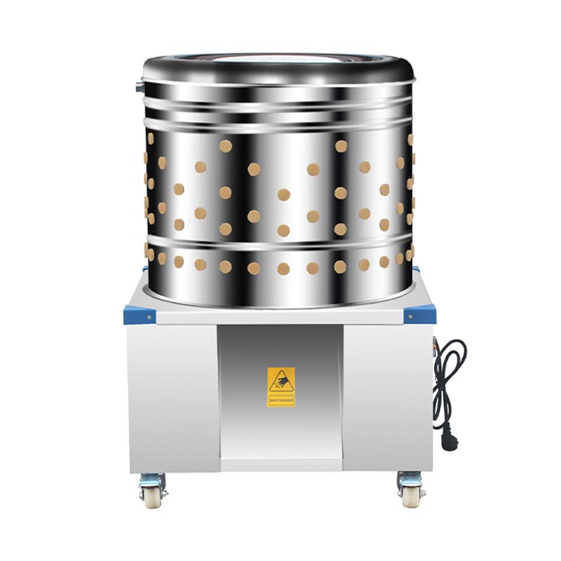 Desplumadora de pollos eléctrica de acero inoxidable para procesamiento de aves de corral