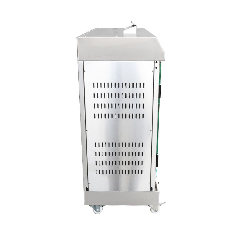 Máquina asadora de pollos a gas natural/GLP de cocina comercial de acero inoxidable