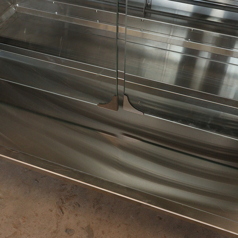 Máquina asadora de pollo eléctrica de cocina comercial de acero inoxidable