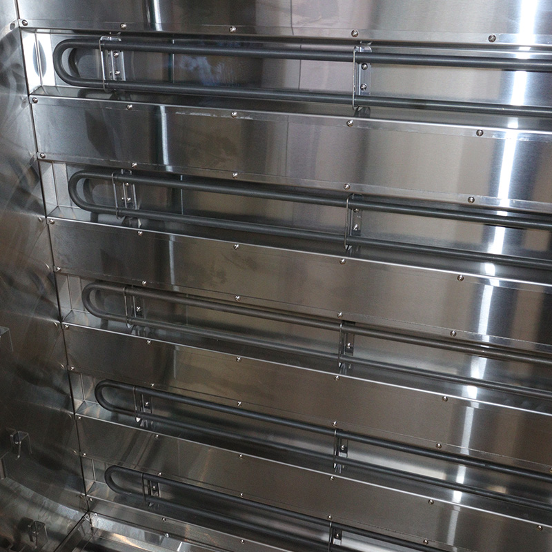 Máquina asadora de pollo eléctrica de cocina comercial de acero inoxidable