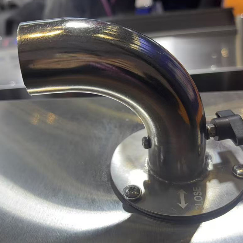 Horno de ahumado de acero inoxidable para procesamiento de alimentos por lotes