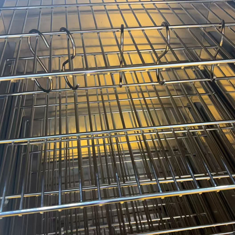 Horno de ahumado de acero inoxidable para procesamiento de alimentos por lotes