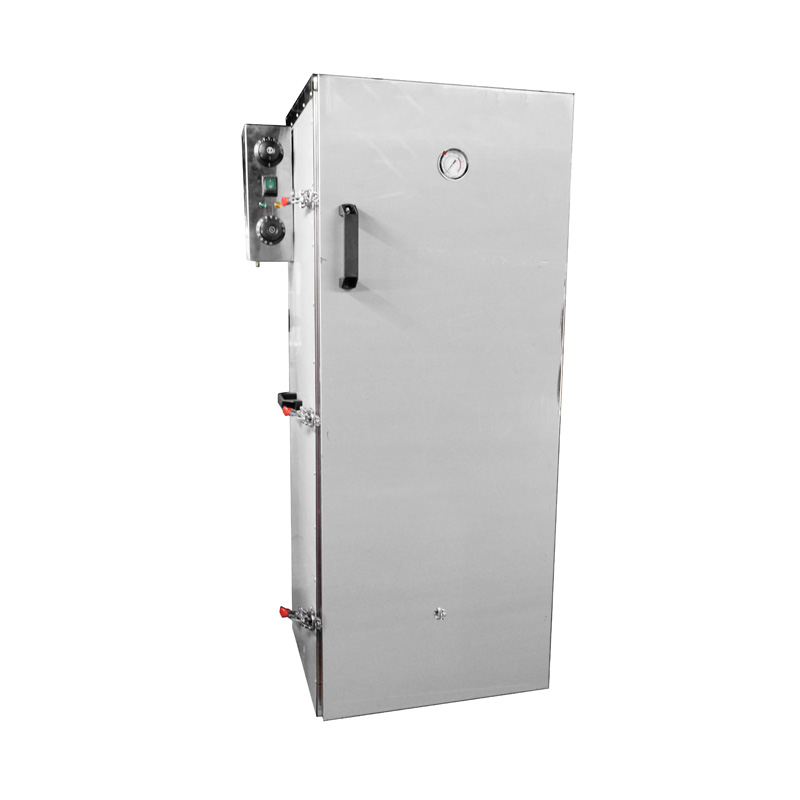 Horno de ahumado de acero inoxidable para procesamiento de alimentos por lotes