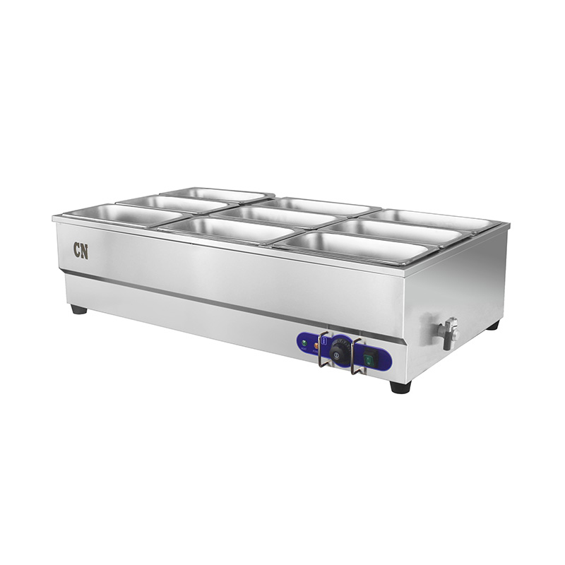 Máquina de cocina eléctrica comercial con parrilla Panini de acero inoxidable: dos placas calientes y una bisagra que sabe flotar