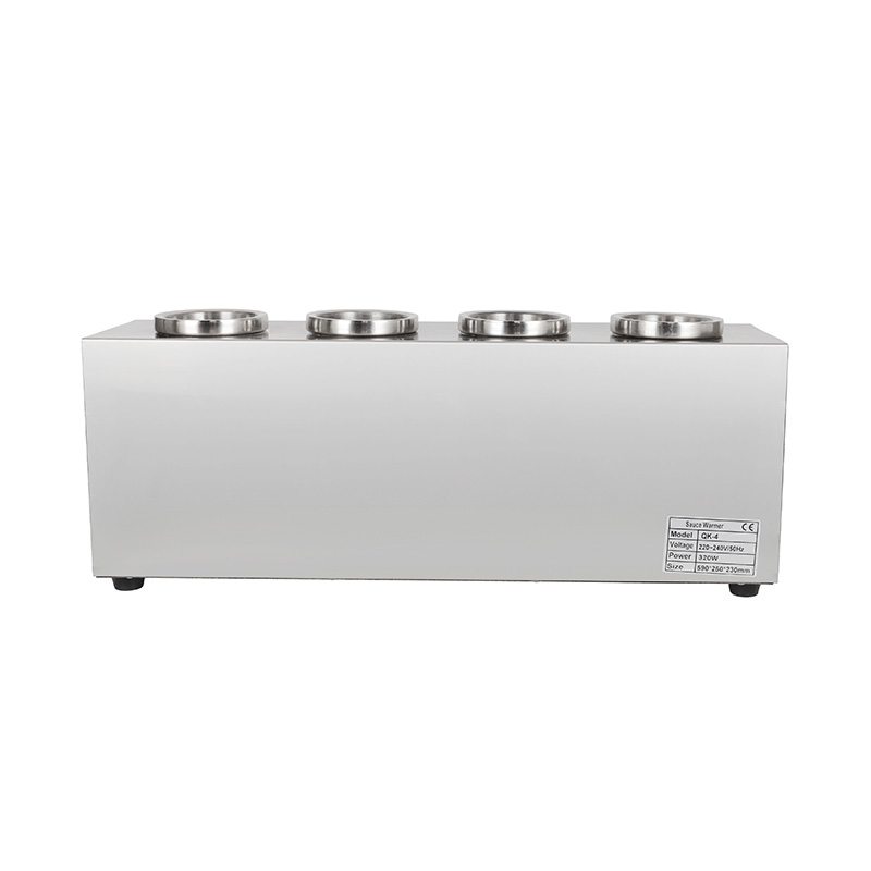Dispensador eléctrico del calentador de botellas de salsa de queso de cocina comercial de acero inoxidable