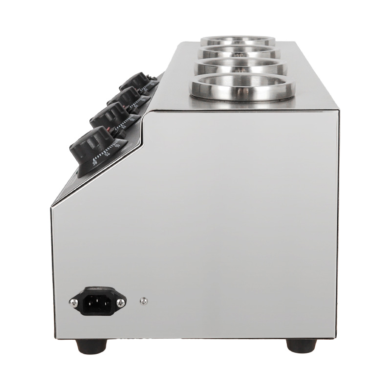 Dispensador eléctrico del calentador de botellas de salsa de queso de cocina comercial de acero inoxidable