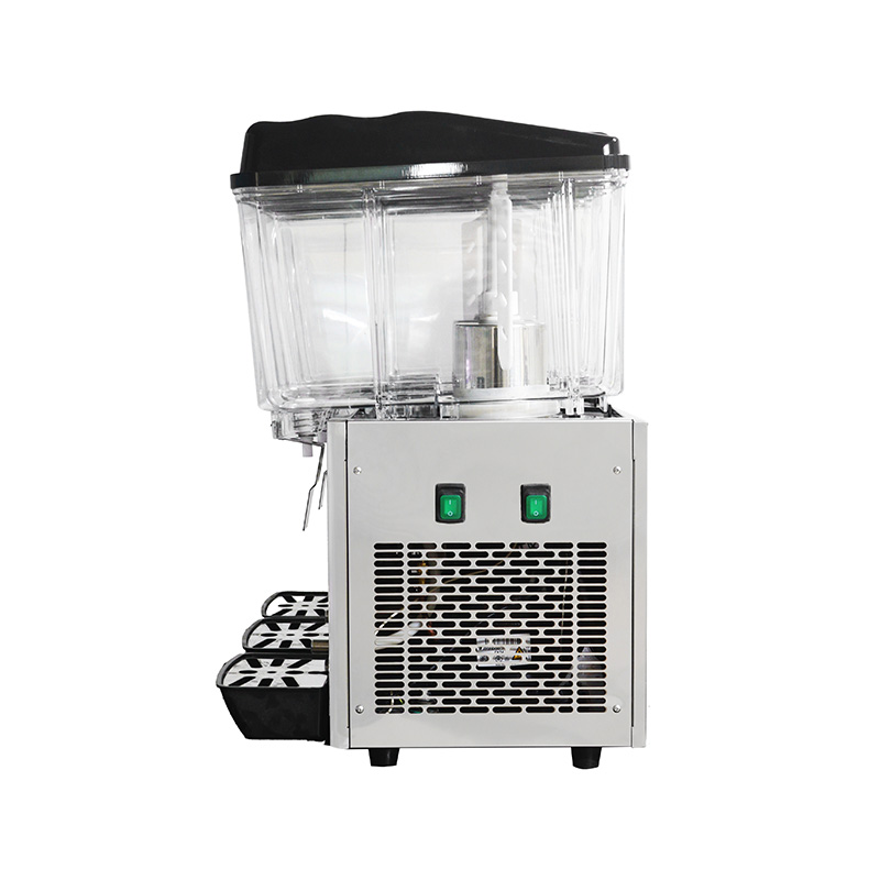 Dispensador comercial de jugo frío de acero inoxidable