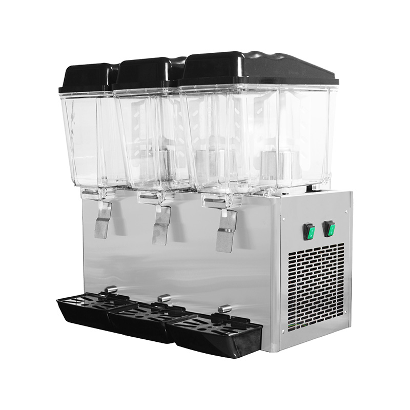 Dispensador comercial de jugo frío de acero inoxidable
